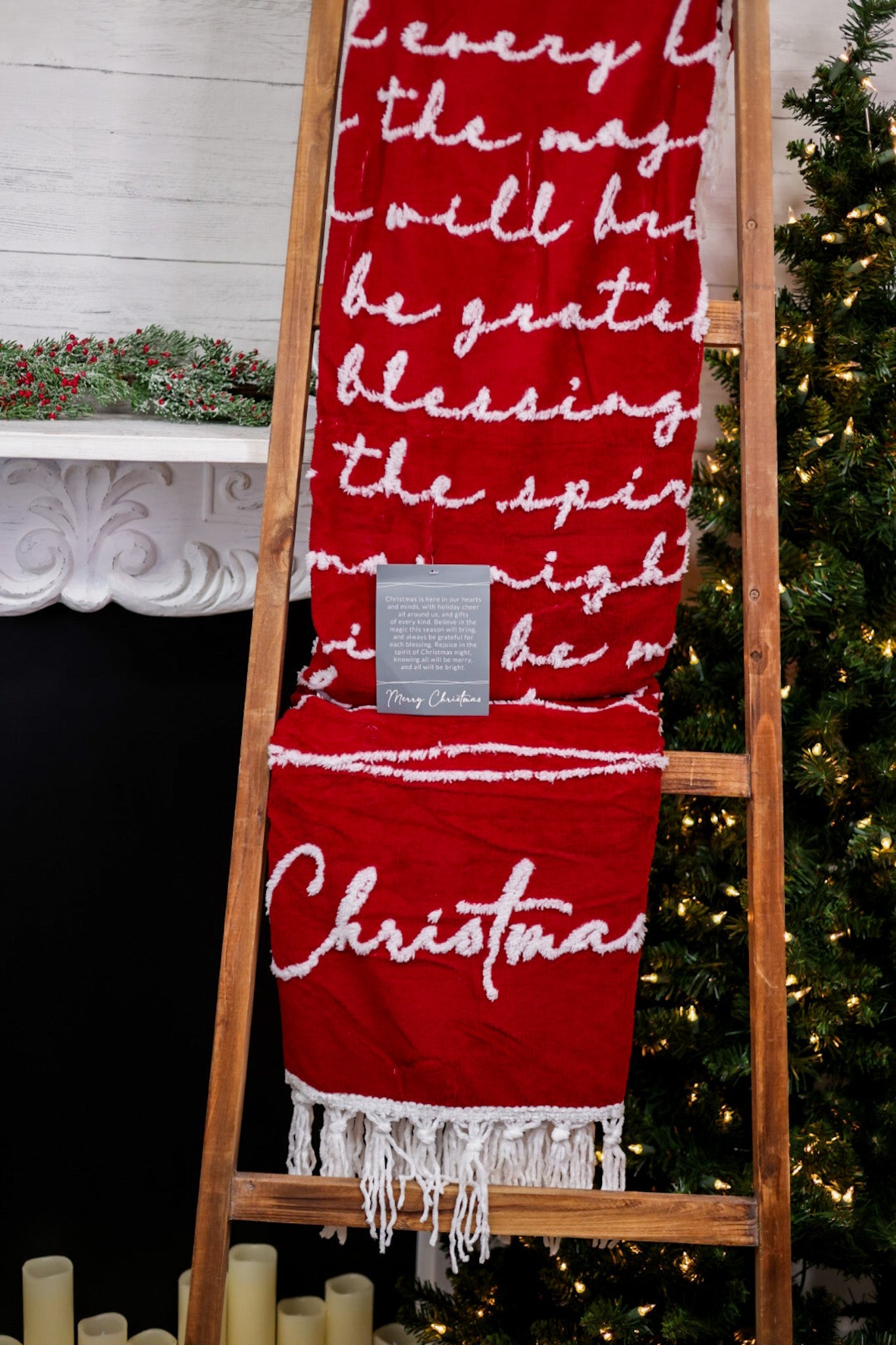 Inspirational Christmas Blanket - Whiskey Skies - PAVILION