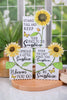 Inspirational Sunflower Signs (3 Styles) - Whiskey Skies - GERSON COMPANIES