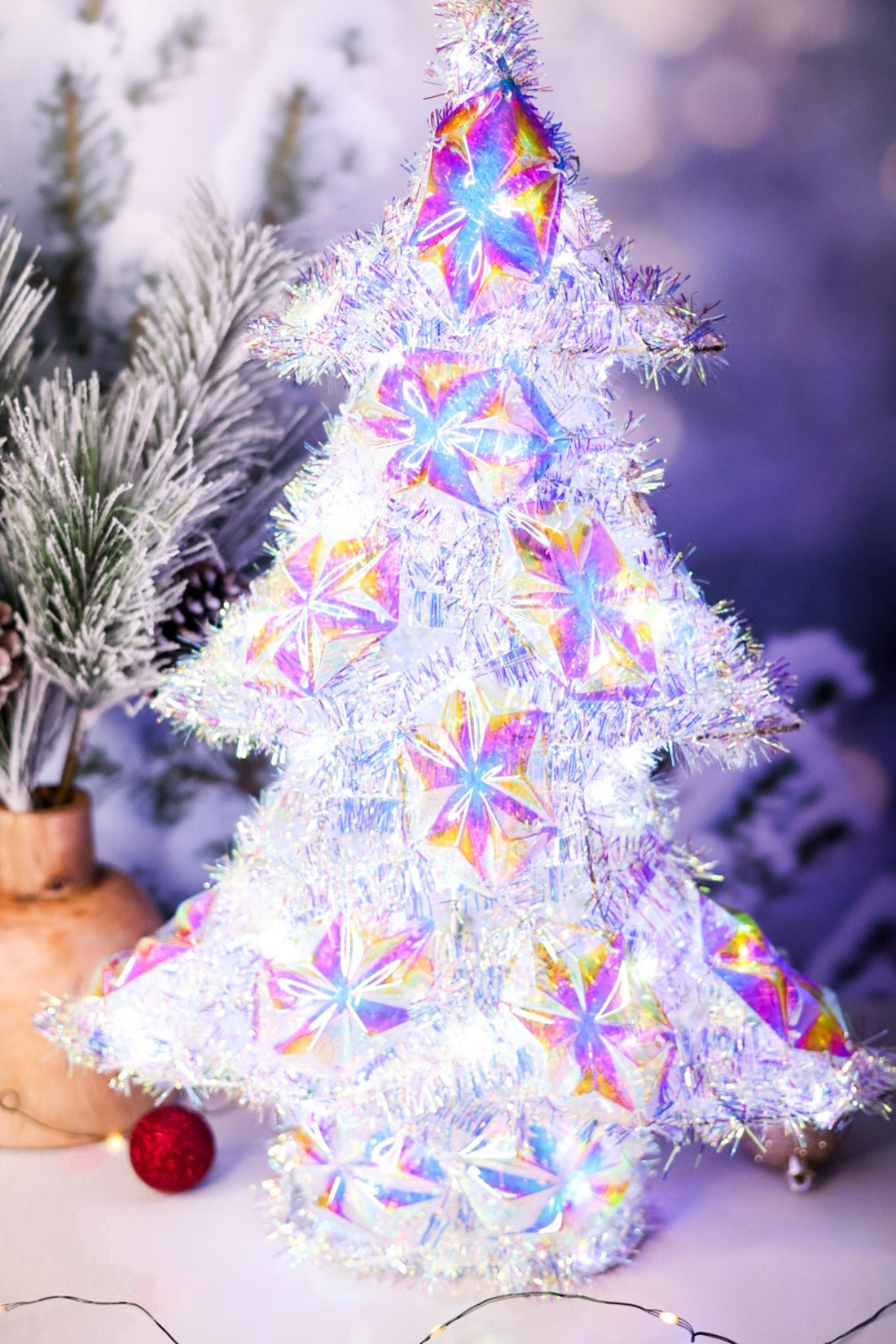 Iridescent Glowing Prism Tree - Whiskey Skies - SPECIAL T IMPORTS INC