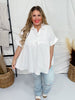 Ivory Dolman Sleeve Babydoll Top - Whiskey Skies - ANDREE BY UNIT