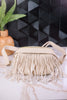 Ivory Removable Fringe Fanny Pack - Whiskey Skies - THOMAS & LEE CO.