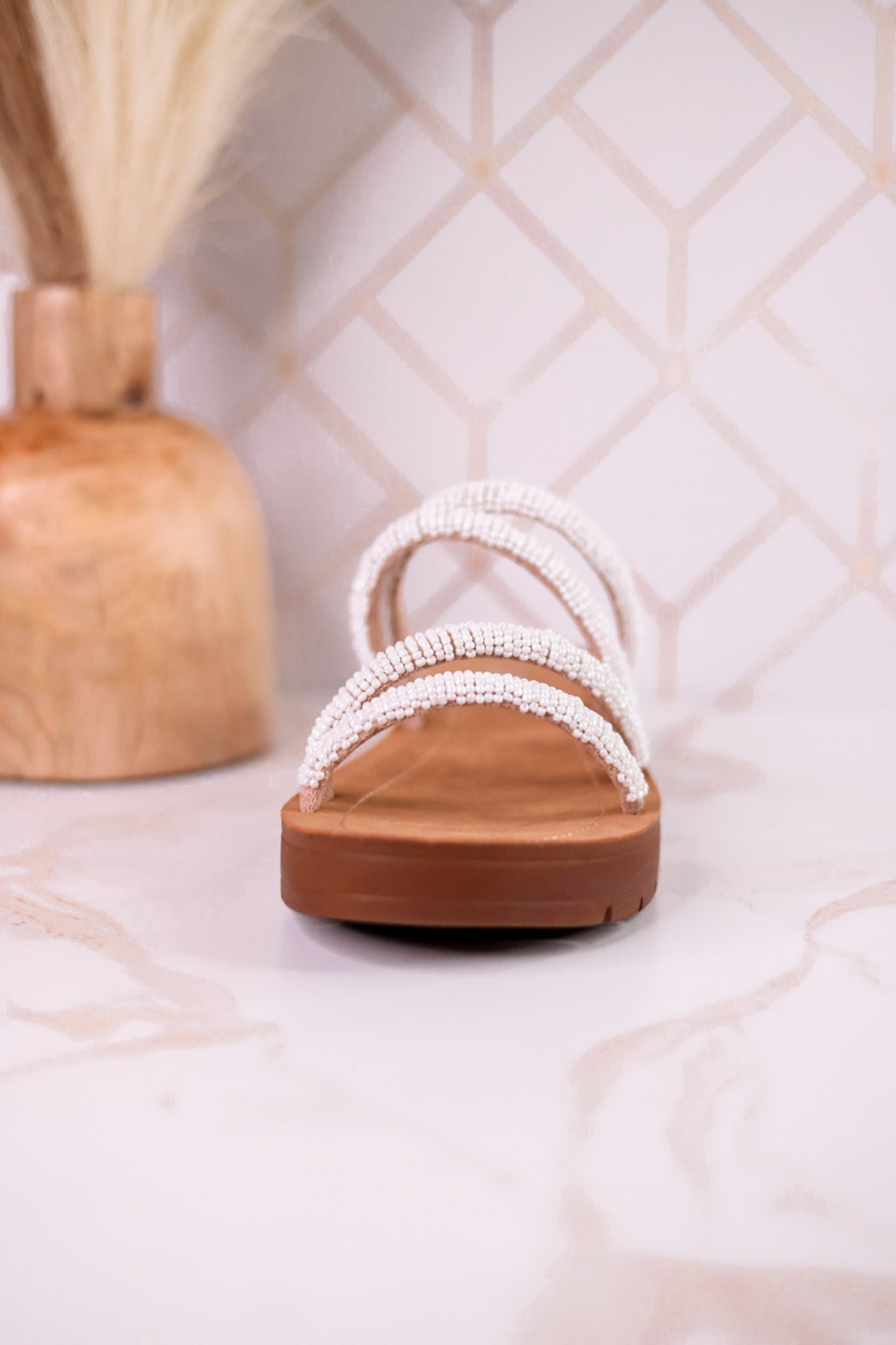 Ivory "Striptease" Sandals - Whiskey Skies - CORKYS FOOTWEAR