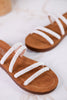 Ivory "Striptease" Sandals - Whiskey Skies - CORKYS FOOTWEAR