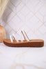 Ivory "Striptease" Sandals - Whiskey Skies - CORKYS FOOTWEAR