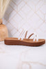 Ivory "Striptease" Sandals - Whiskey Skies - CORKYS FOOTWEAR