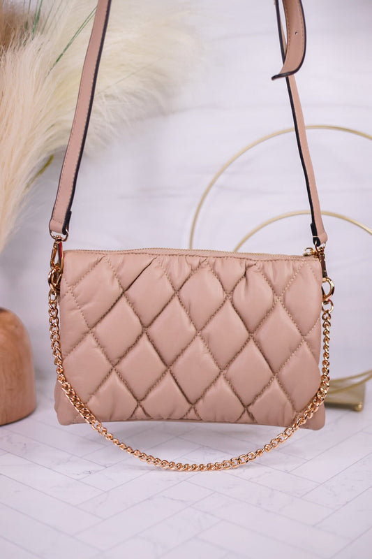 Izzy Crossbody Bag in Nude - Whiskey Skies - JEN & CO