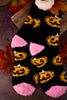 Jack O Lantern Fuzzy Crew Socks - Whiskey Skies - CRESCENT SOCK COMPANY