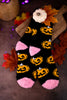 Jack O Lantern Fuzzy Crew Socks - Whiskey Skies - CRESCENT SOCK COMPANY