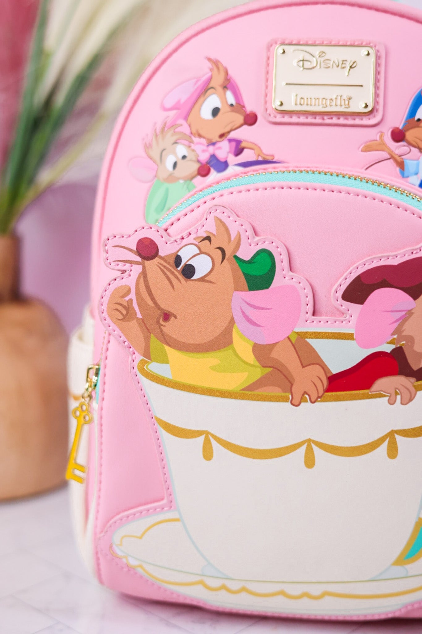 Jaq And Gus Mini Disney Backpack - Whiskey Skies - LOUNGEFLY