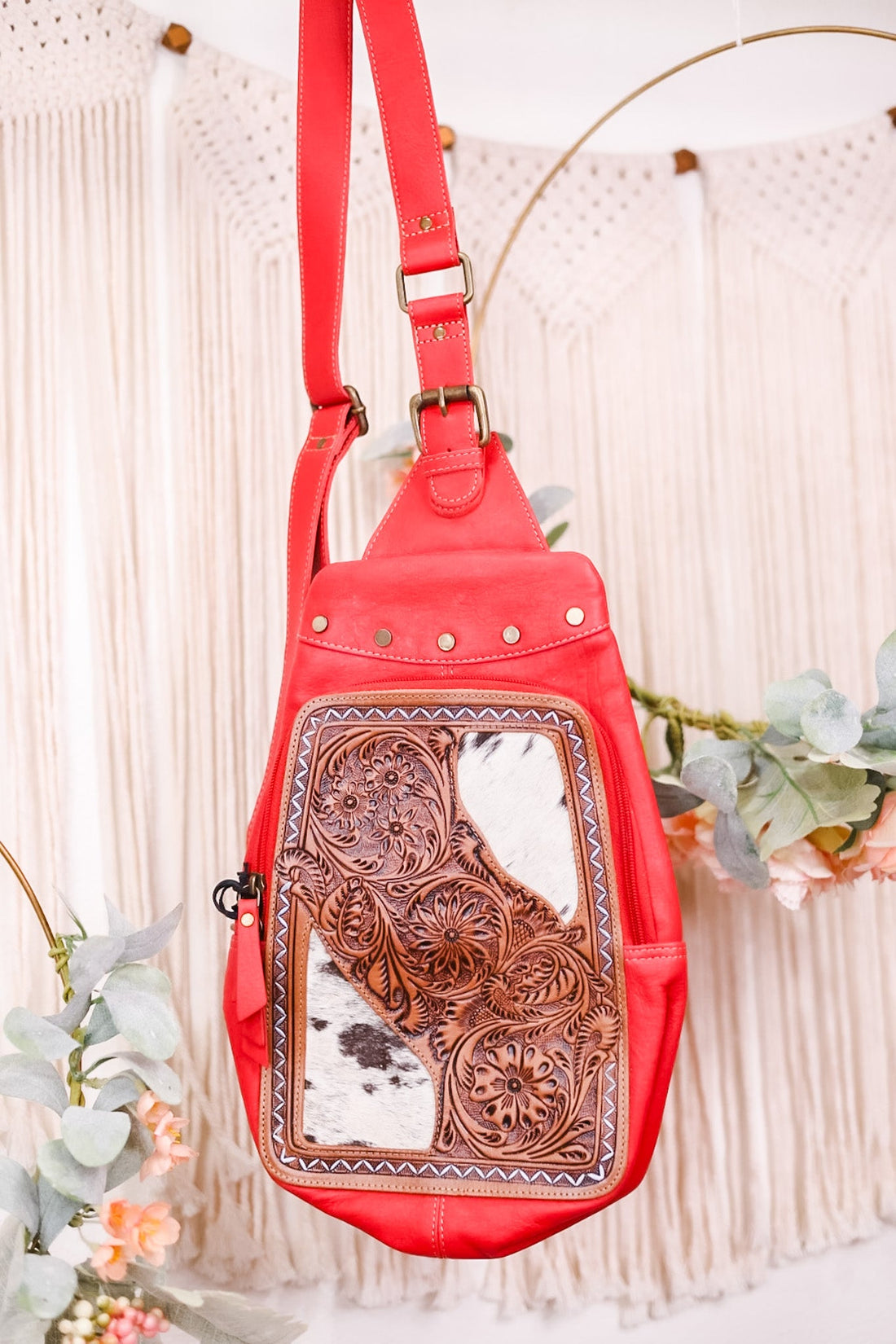 Jasmynn Bluff Sling Bag - Whiskey Skies - KHEMCHAND HANDICRAFT