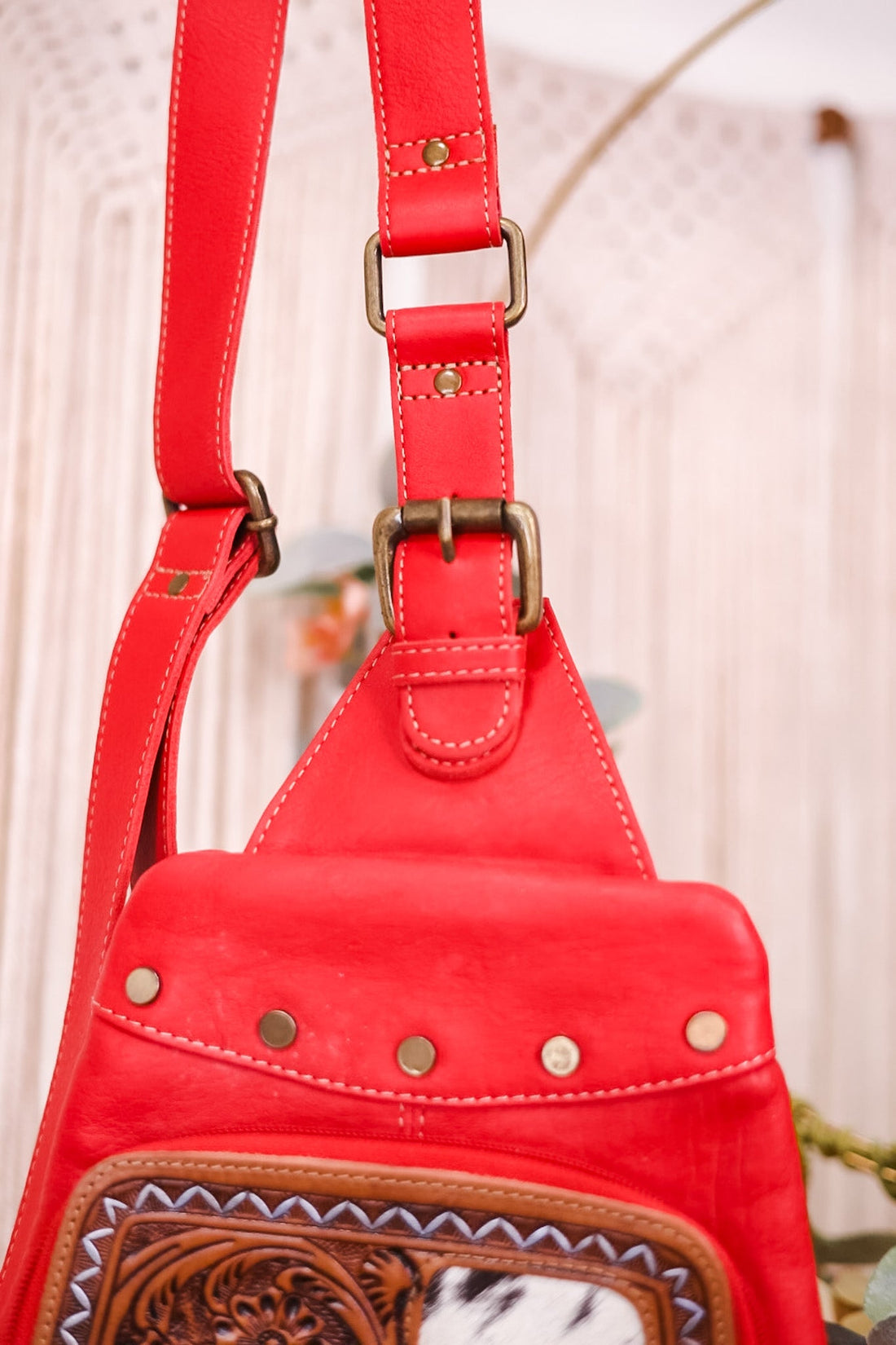 Jasmynn Bluff Sling Bag - Whiskey Skies - KHEMCHAND HANDICRAFT