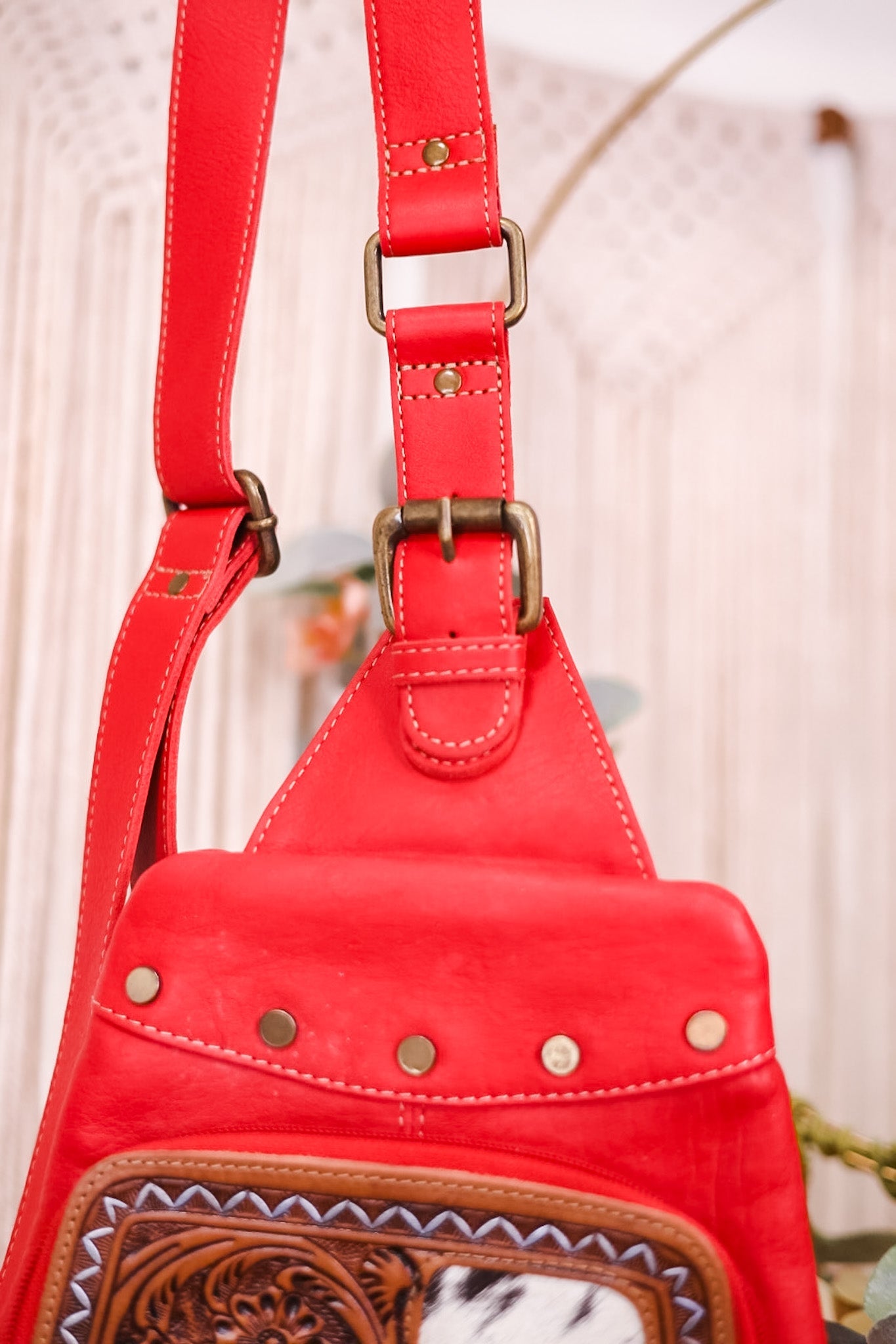 Jasmynn Bluff Sling Bag - Whiskey Skies - KHEMCHAND HANDICRAFT