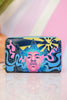 Jimi Hendrix Psychedelic Glow Landscape Zip Around Wallet - Whiskey Skies - LOUNGEFLY