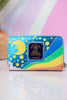 Jimi Hendrix Psychedelic Glow Landscape Zip Around Wallet - Whiskey Skies - LOUNGEFLY