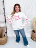 Jolly Season Long Sleeve Sweatshirt - Whiskey Skies - SOUTHERN BLISS COMPANY