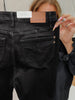 Judy Blue Black High Waist Tummy Control Shield Pocket Skinny Jeans - Whiskey Skies - JUDY BLUE