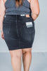 Judy Blue Black Rigid Magic Destroy Denim Skirt - Whiskey Skies - JUDY BLUE