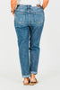 Judy Blue Bleach Splash Boyfriend Jeans - Whiskey Skies - JUDY BLUE