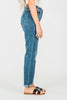 Judy Blue Bleach Splash Boyfriend Jeans - Whiskey Skies - JUDY BLUE
