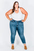 Judy Blue Bleach Splash Boyfriend Jeans - Whiskey Skies - JUDY BLUE