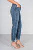 Judy Blue Bleach Splash Boyfriend Jeans - Whiskey Skies - JUDY BLUE