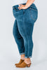 Judy Blue Bleach Splash Boyfriend Jeans - Whiskey Skies - JUDY BLUE
