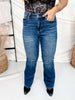 Judy Blue Bootcut Jeans W/ Horse Bit Pocket Accents - Whiskey Skies - JUDY BLUE