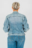 Judy Blue Boyfriend Rigid Magic Jean Jacket - Whiskey Skies - JUDY BLUE
