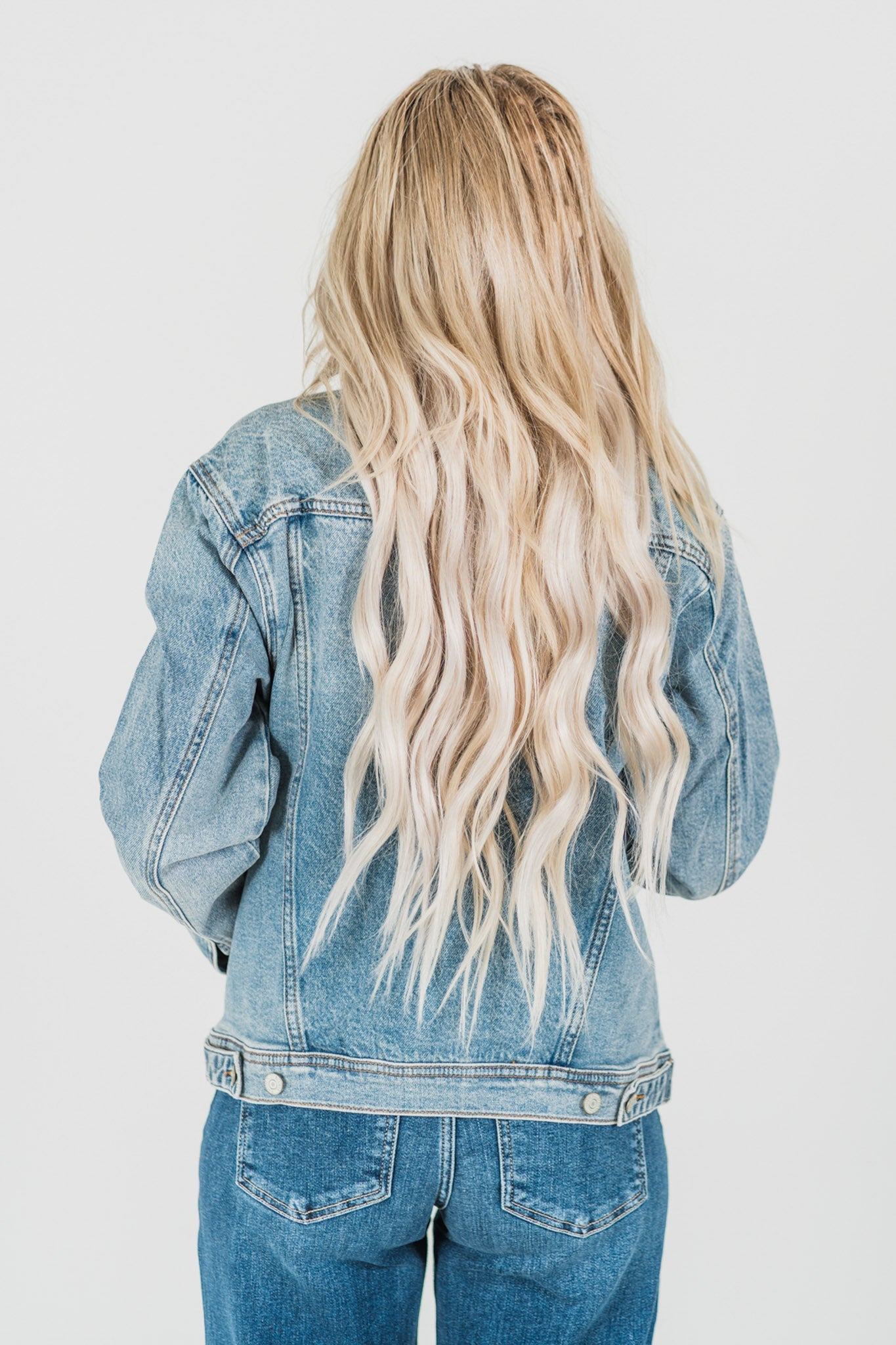 Judy Blue Boyfriend Rigid Magic Jean Jacket - Whiskey Skies - JUDY BLUE