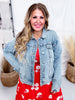 Judy Blue Boyfriend Rigid Magic Jean Jacket - Whiskey Skies - JUDY BLUE