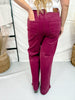 Judy Blue Boysenberry Retro Wide Leg Jeans - Whiskey Skies - JUDY BLUE