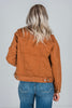 Judy Blue Camel Garment Dyed Jacket - Whiskey Skies - JUDY BLUE