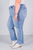 Judy Blue Cell Phone Pocket Dad Jeans - Whiskey Skies - JUDY BLUE