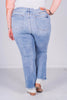 Judy Blue Cell Phone Pocket Dad Jeans - Whiskey Skies - JUDY BLUE