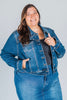 Judy Blue Classic Destroy Denim Jacket - Whiskey Skies - JUDY BLUE