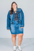 Judy Blue Classic Destroy Denim Jacket - Whiskey Skies - JUDY BLUE