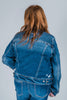 Judy Blue Classic Destroy Denim Jacket - Whiskey Skies - JUDY BLUE