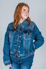 Judy Blue Classic Destroy Denim Jacket - Whiskey Skies - JUDY BLUE