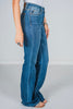 Judy Blue Classic Wash High Waist Flare Jeans - Whiskey Skies - JUDY BLUE