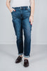 Judy Blue Dark Wash Slim Fit Cuffed Jeans - Whiskey Skies - JUDY BLUE