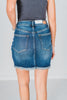 Judy Blue Denim Skirt - Whiskey Skies - JUDY BLUE