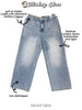 Judy Blue Featherweight Baggy Jeans W/ High Elastic Waist - Whiskey Skies - JUDY BLUE