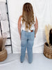 Judy Blue High-Rise Angelina Column Straight Leg Jeans W/ Horse Bit Trim - Whiskey Skies - JUDY BLUE