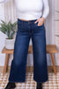 Judy Blue High - Waist Ankle Wide Jeans - Whiskey Skies - JUDY BLUE