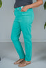 Judy Blue High Waist Aquamarine Garment Dyed Slim Jeans - Whiskey Skies - JUDY BLUE