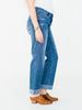Judy Blue High - Waist Boyfriend Criss - Cross Waist Band Jeans - Whiskey Skies - JUDY BLUE
