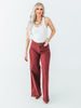 Judy Blue High - Waist Burgundy Retro Wide Jeans - Whiskey Skies - JUDY BLUE