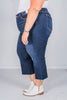 Judy Blue High Waist Cropped Wide Leg Jeans - Whiskey Skies - JUDY BLUE