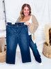 Judy Blue High Waist Dark Wash Straight Leg Jeans (Short/Regular/Long) - Whiskey Skies - JUDY BLUE