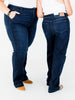 Judy Blue High Waist Dark Wash Straight Leg Jeans (Short/Regular/Long) - Whiskey Skies - JUDY BLUE